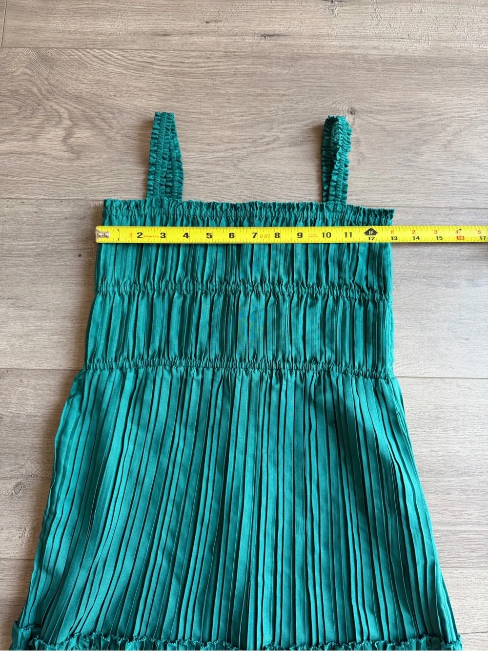 NWT Sea New York - Nomi Solid Sleeveless Dress - Green - size 14Y